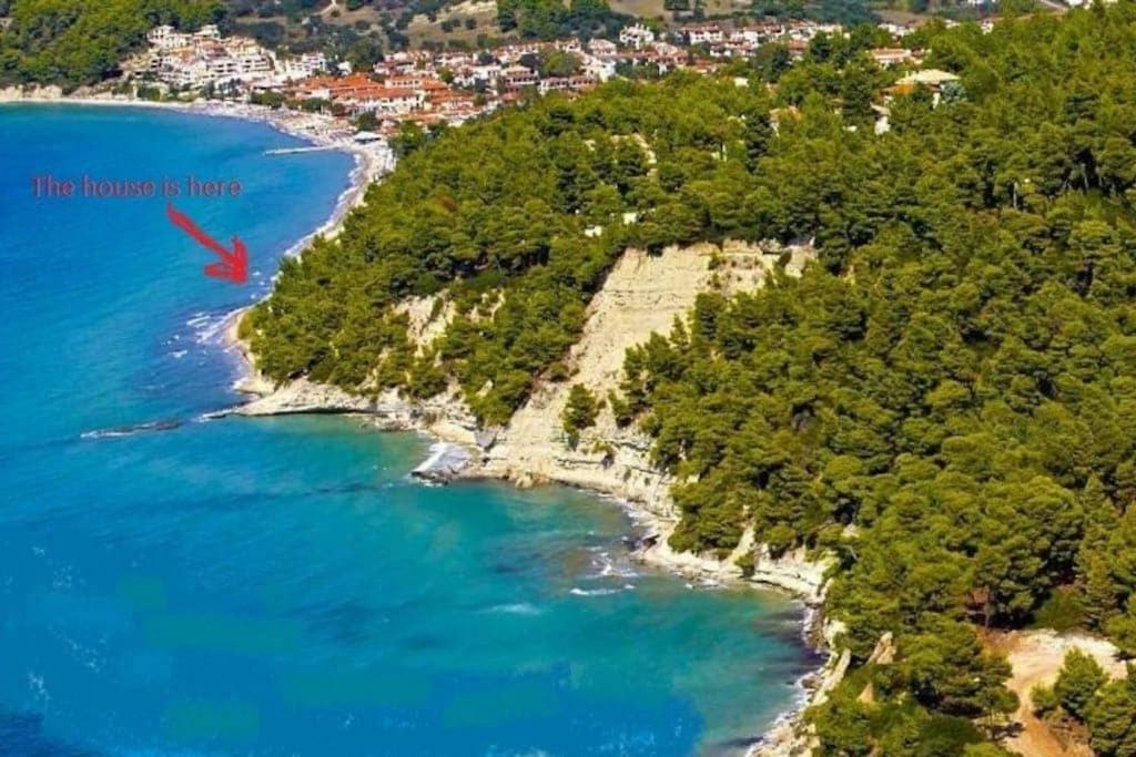 Seaside Beach House Сиври Экстерьер фото
